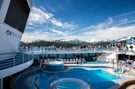 Glacier Bay from the Lido deck