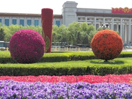 The Chinese Communist government headquarters as seen from Tiananmen Square