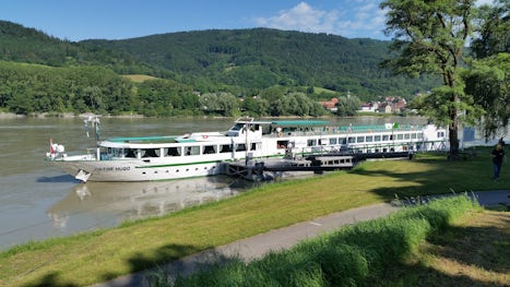 Victor Hugo moored on the Danube River