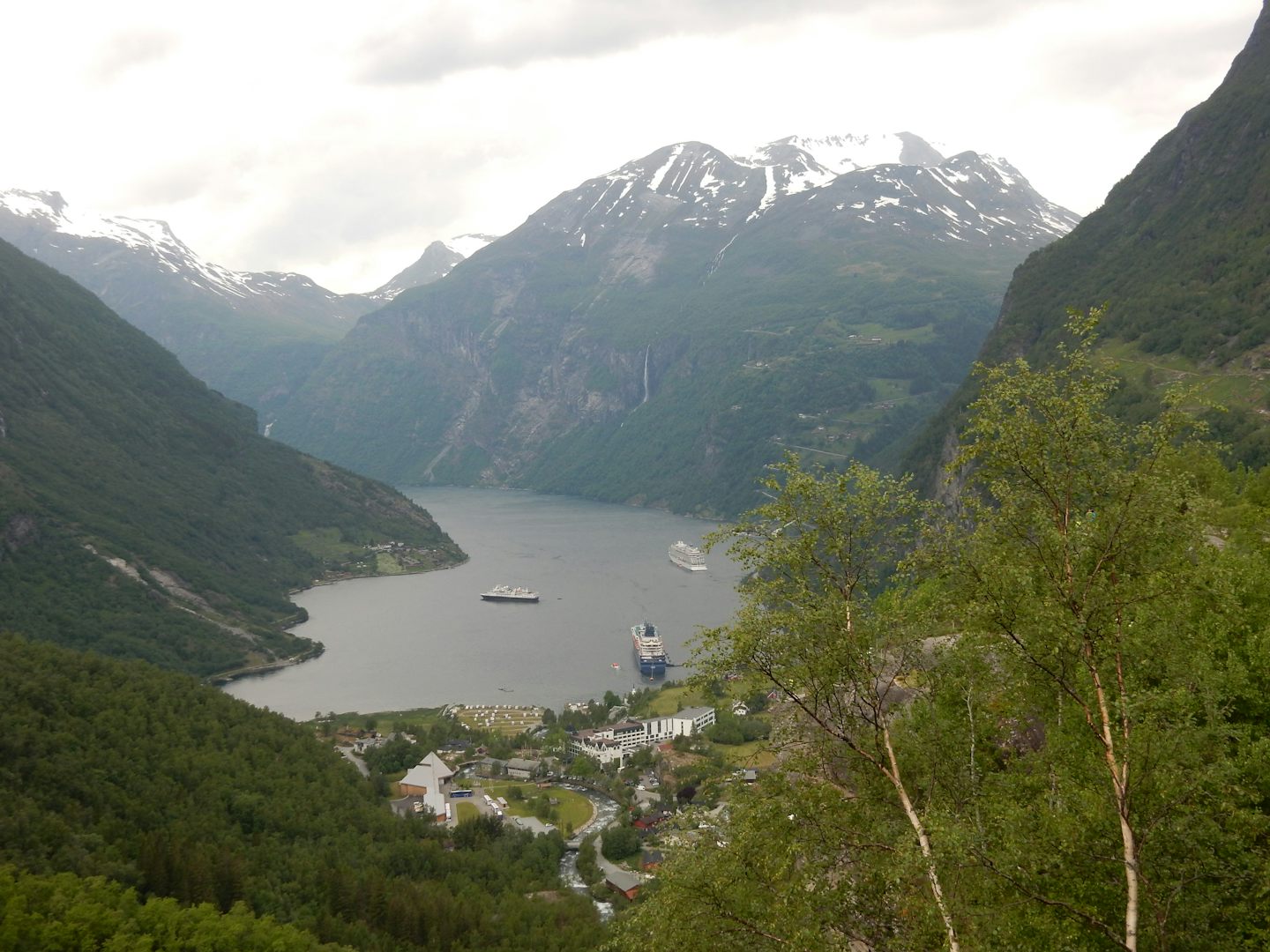 Geiranger Fjord, Norway from the bus tour