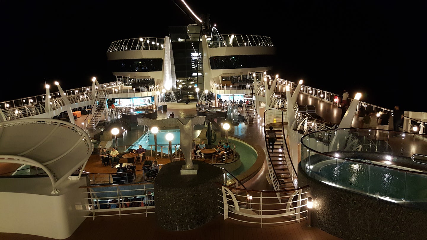 Night view of our great cruise