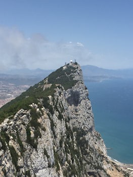 The tip of the Rock if Gibraltar.