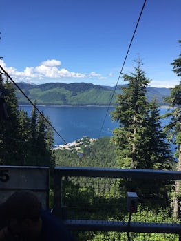 Icy Strait Point - Top of mountain at ZIp Line Entrance