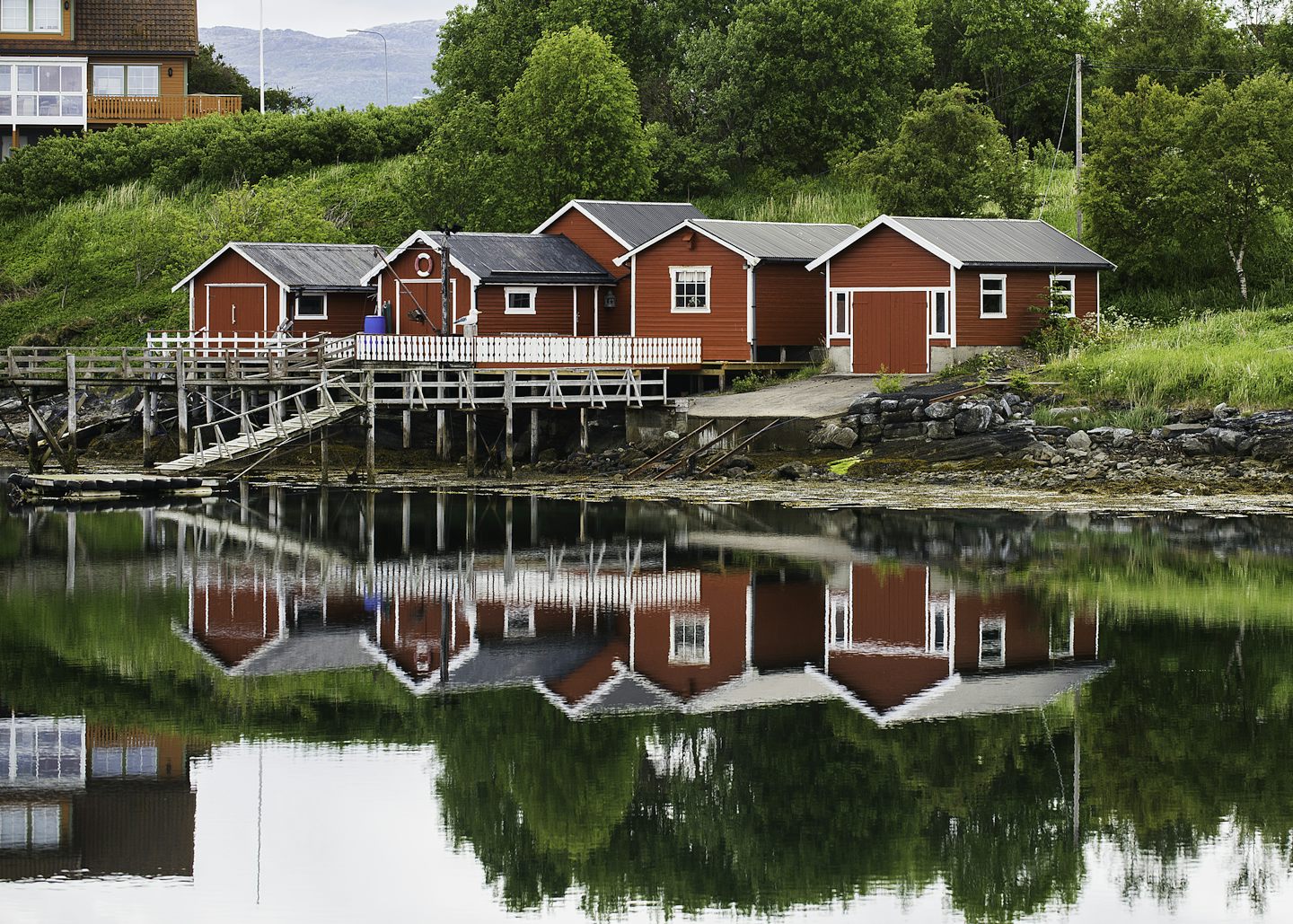 One of many typical sights in Brønnøysund.