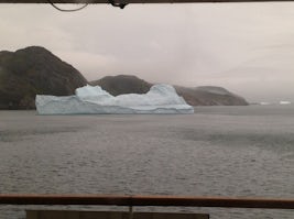 Iceberg Greenland from the ship.  Lots of them.