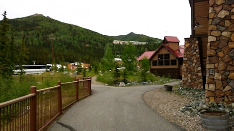 Land Tour continues.  We arrived at Denali Princess Wilderness Lodge for an