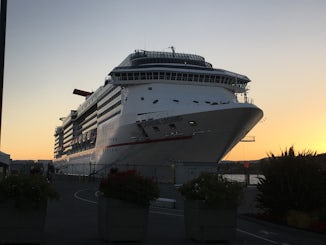 Carnival Legend docked in Victoria, BC