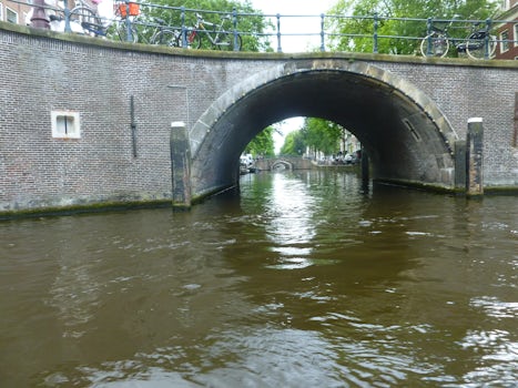 Taken during a river cruise excursion of the Amsterdam waterways.