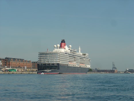 Queen Elizabeth docked in Copenhagen, Denmark