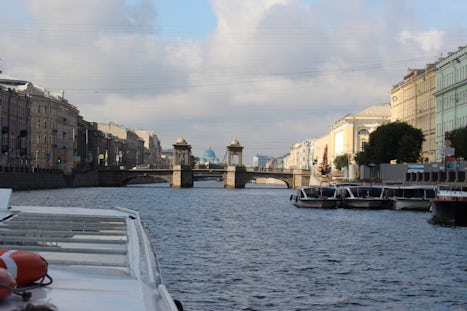 canal cruise in St Petersburg