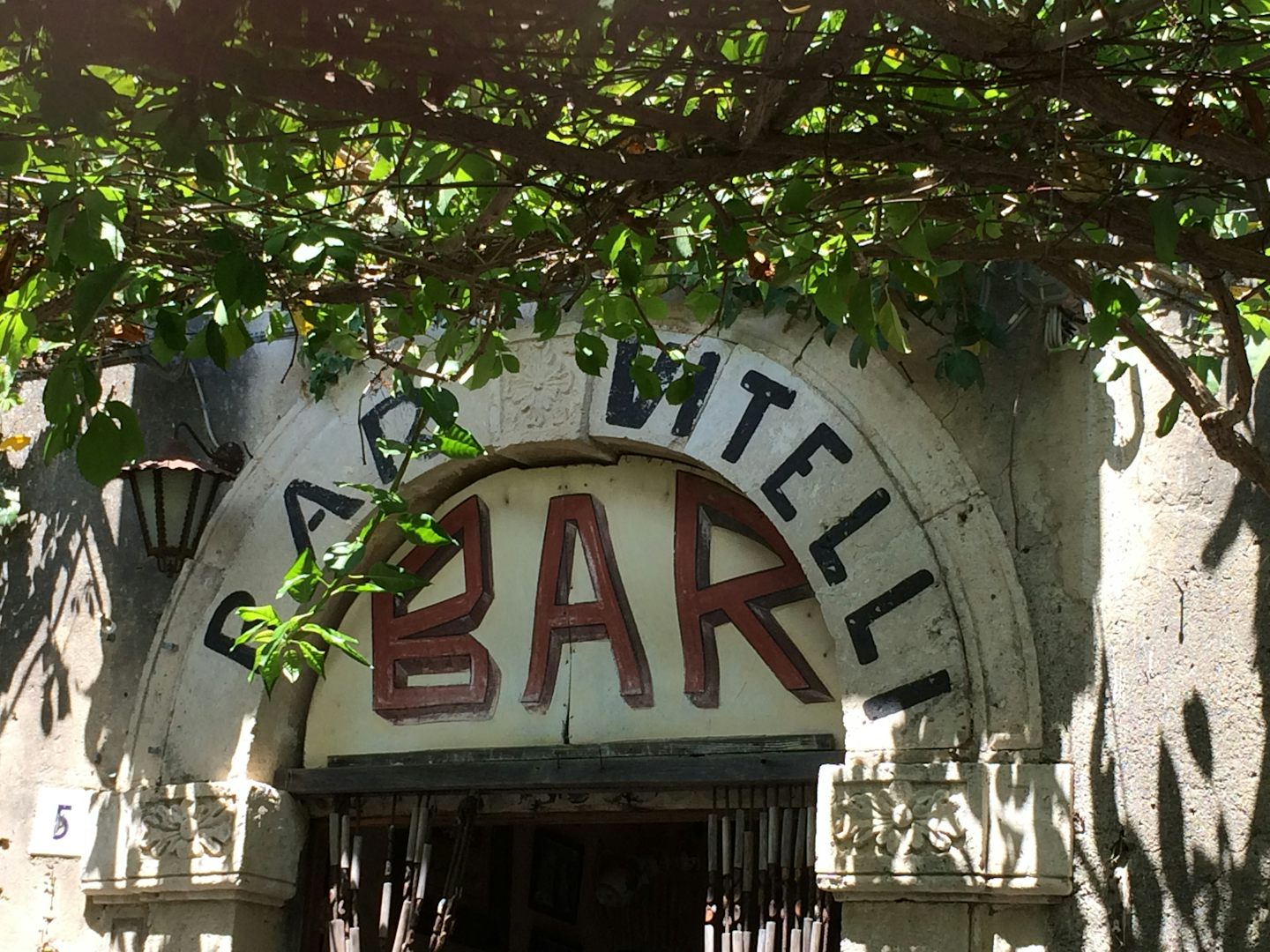 Bar from the film during the "In the footsteps of the Godfather" ex