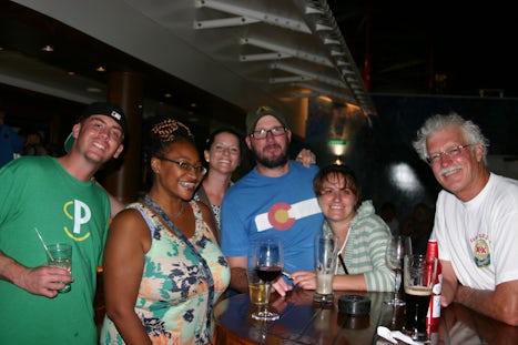 Some of my group at Spice bar (Spice H2O)