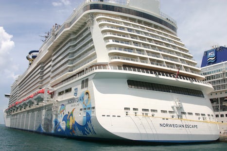Escape docked at Nassau