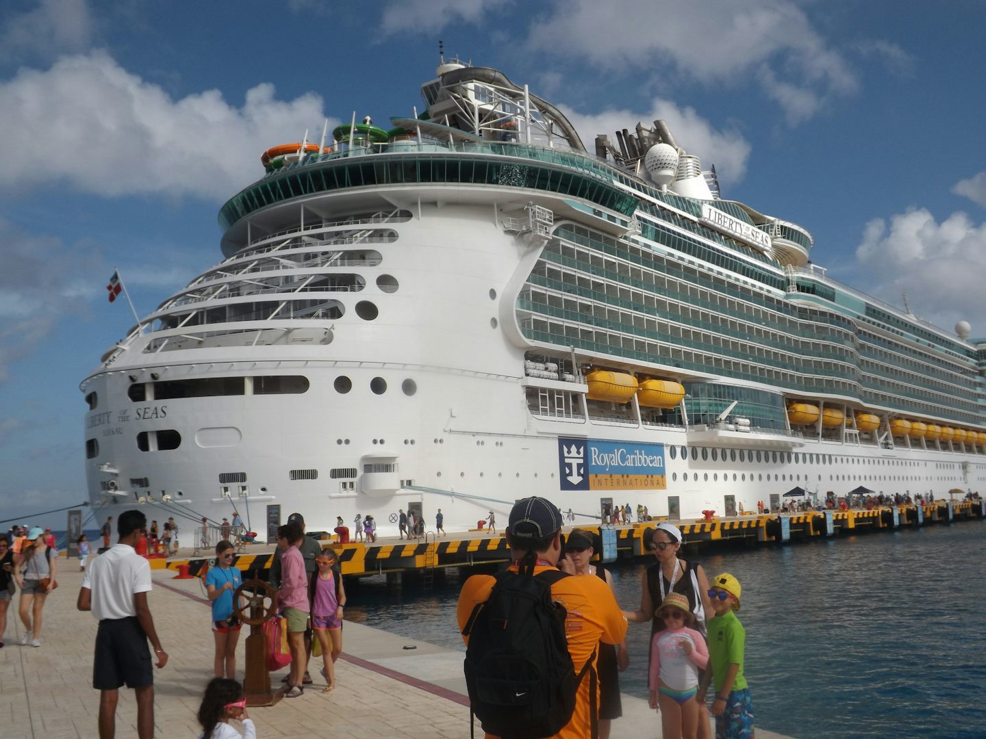Liberty of the Seas Docked in Cozumel, Mexico