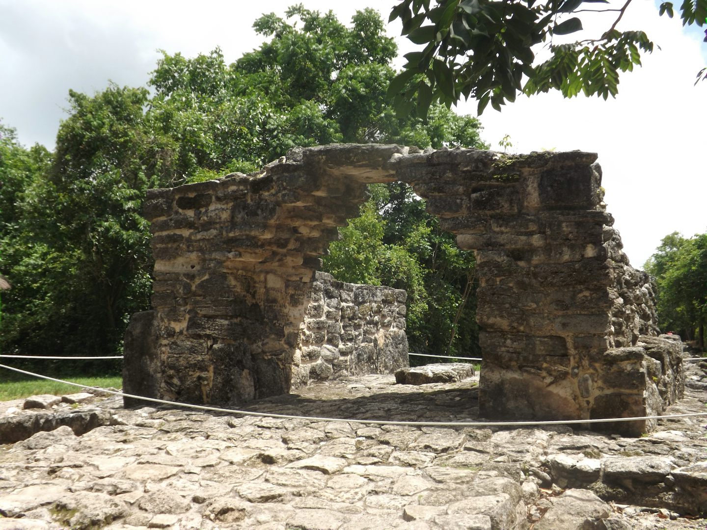 Visiting the Old Ruins of a Mayan  Village in Cozumel