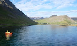Arriving at Isjarfjordur Iceland