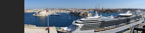 Brilliance of the Seas in port at Valletta, Malta
