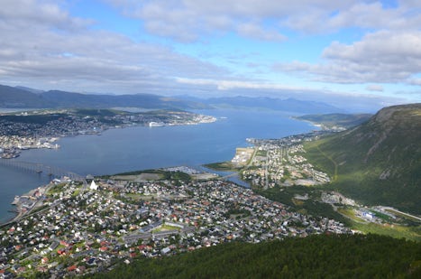 Tromso from cablecar