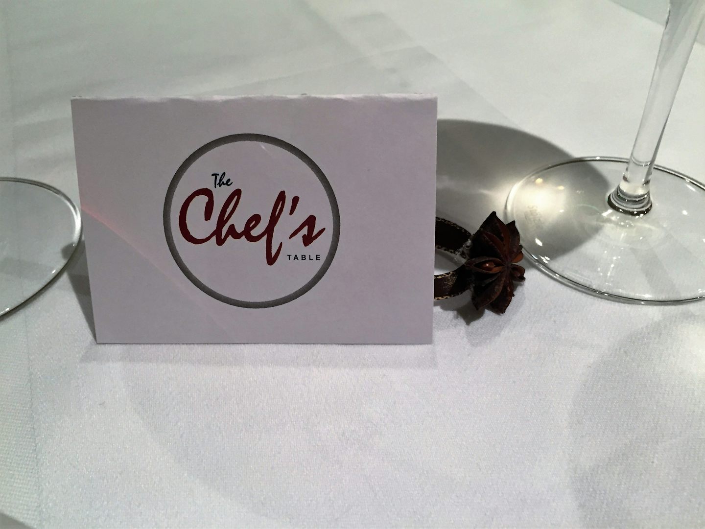 The Chef's Table.  Email and request it before your cruise.
