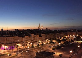 Bordeaux at sunset from Sirena deck