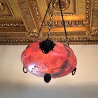beautiful lamp in the Serbian Palace