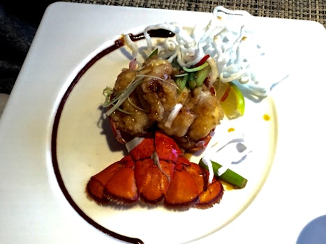 A lobster dish served with flair in the Tamarind specialty restaurant