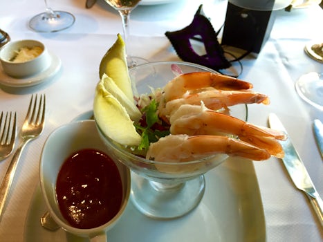GIANT shrimp appetizer in the Pinnacle grill