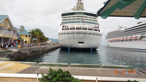 docked in Nassau