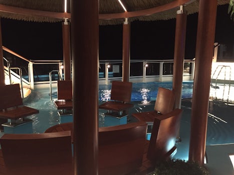 Havana pool at night