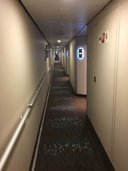 Pic taken from near where you enter the hallway from the elevator lobby.