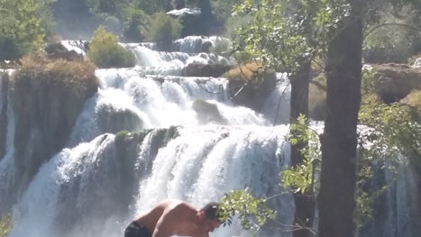 the fantastic krka waterfalls