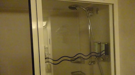 The showers on the Norwegian Spirit were the largest showers of any cruise