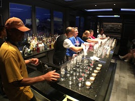 Mixology Class in the Skyline Lounge.  We had 5 drinks in about 40 minutes.