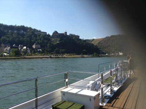 Rhine gorge from the sun deck
