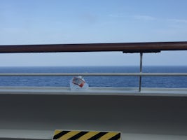 Rubbish left behind all over the ship.