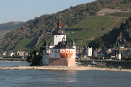 A Rhine gorge castle.