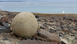 Geode on Champ island -Franz Josef land -Russian arctic