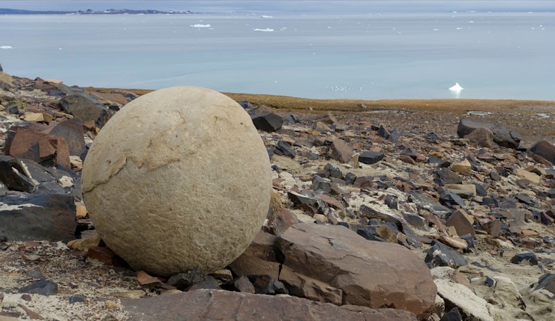 Geode on Champ island -Franz Josef land -Russian arctic