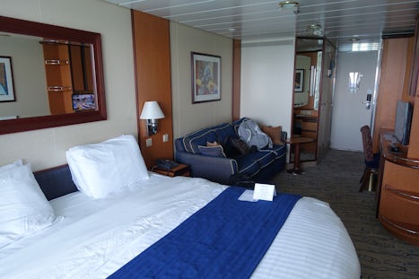 Our balcony cabin - deck 9 - very spacious!