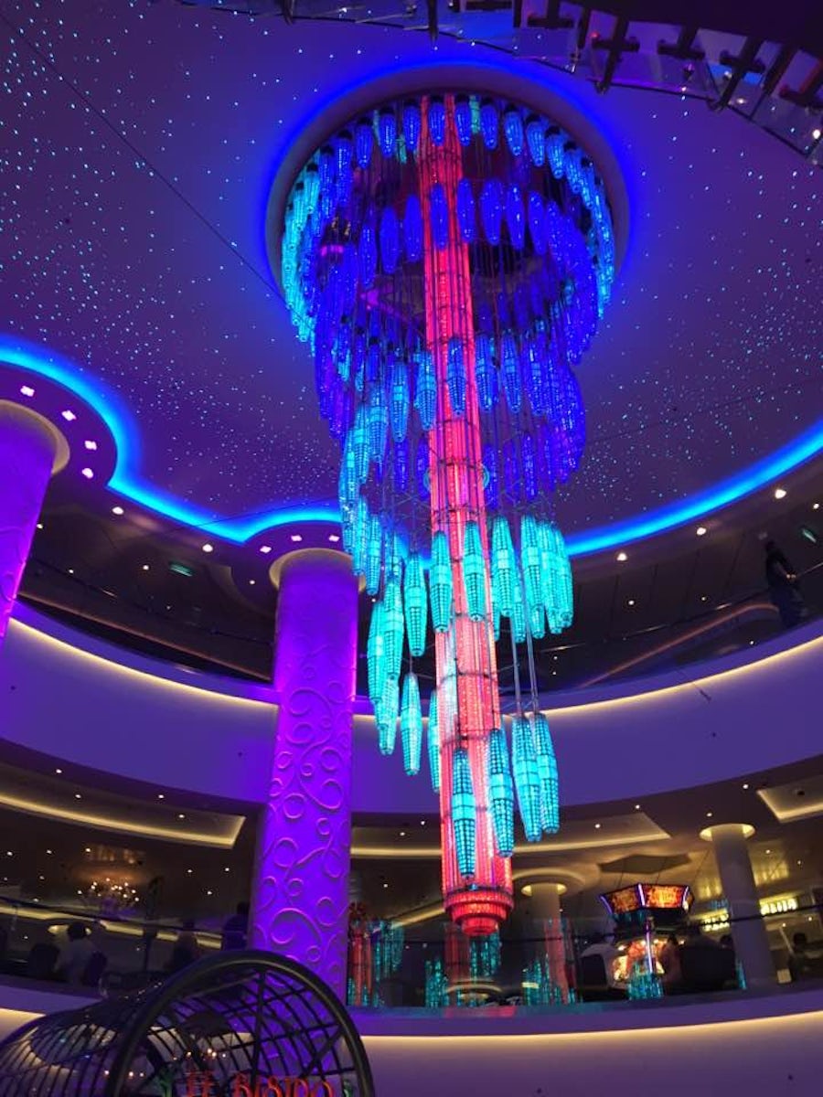 Casino chandelier