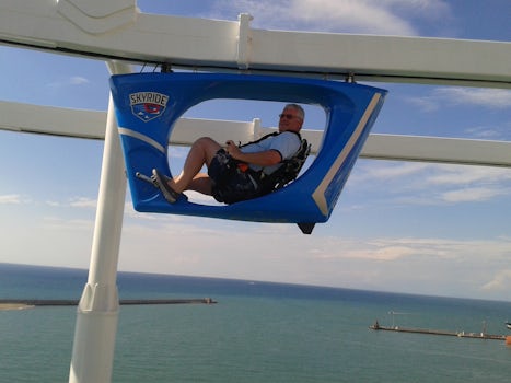 The skyrider was ok. please have a go as it is not difficult or exhausting.