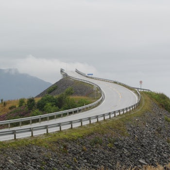 The Atlantic Road.  We rented a car in Aelesand and drove about 2 hours inc