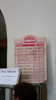 Ration store.  Currency is 25:1.  Check out those prices.