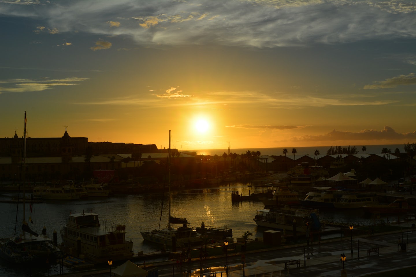 Sunset at Royal Navy Dockyard