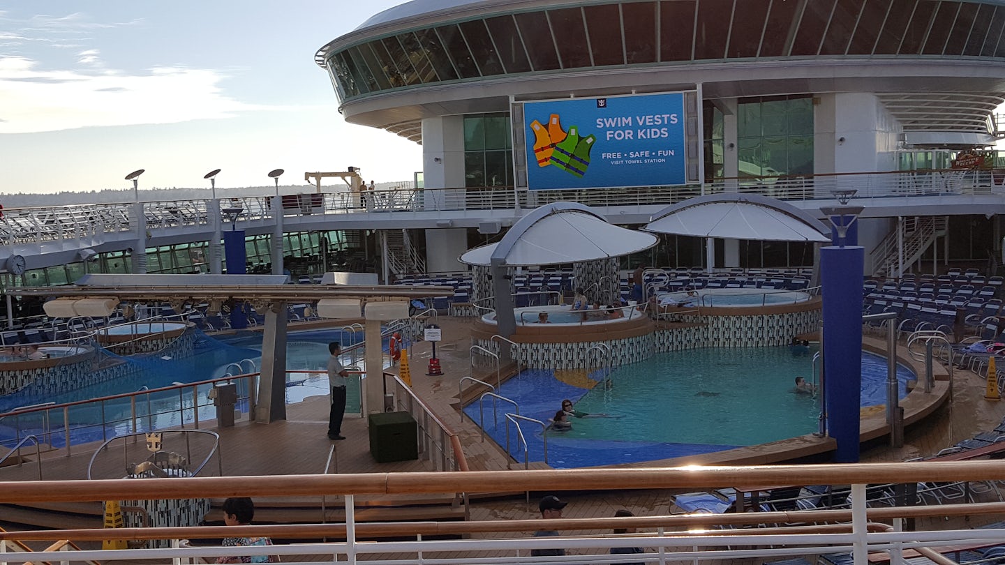 The pool on deck 11