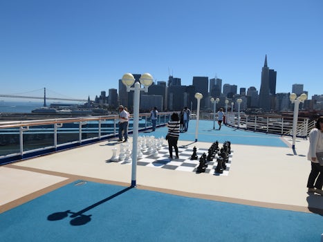 View of San Francisco from deck 15 on Embarkation Day