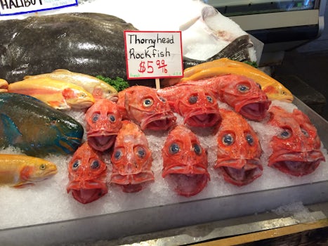 Fish market in Seattle fabulous !!!