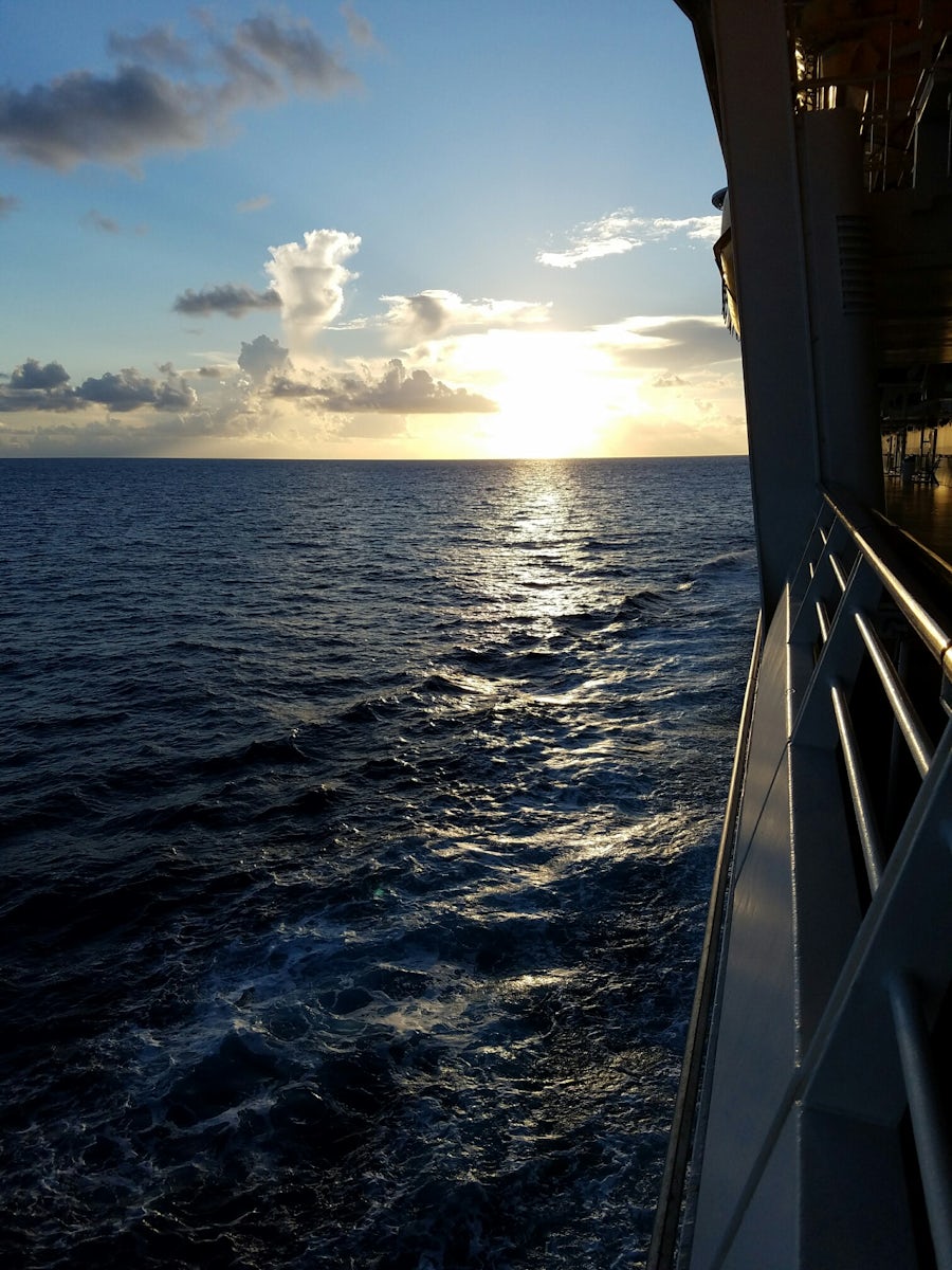 Sunrise on Liberty of the Seas