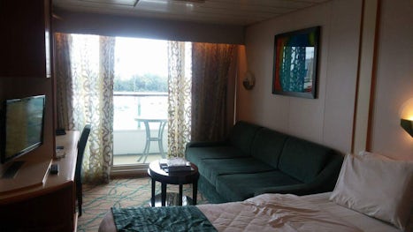 Our cabin with balcony