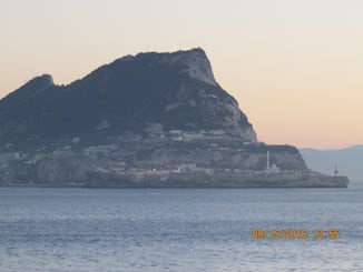 approaching the Rock of Gibraltar